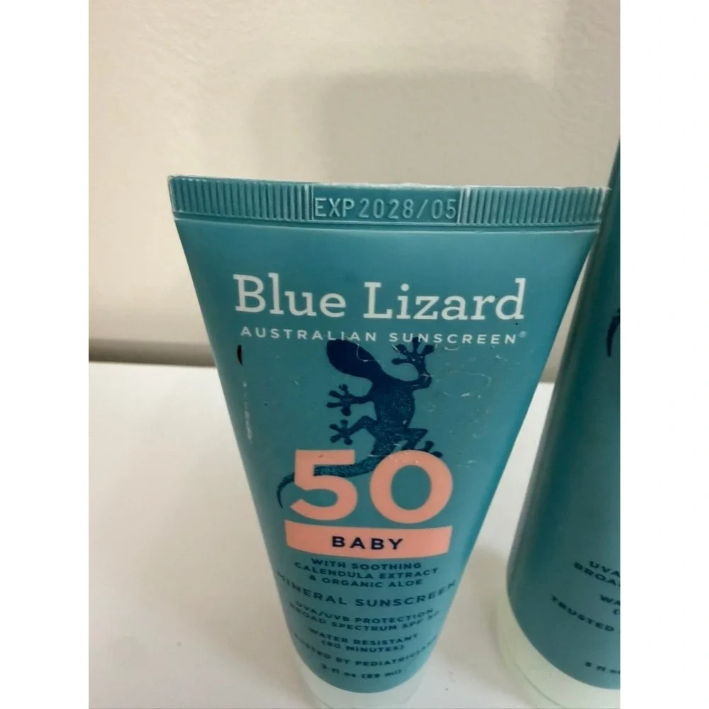 Blue Lizard Sunscreen Baby Kids 3oz 5oz Blue SPF 50 Mineral Lot NWT